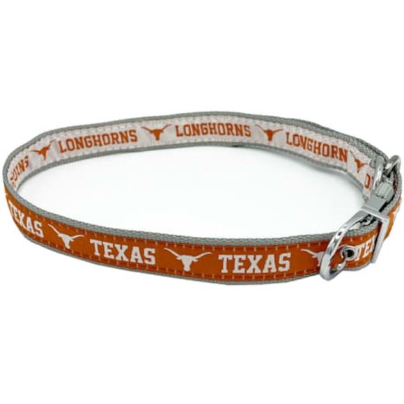 Pets First University of Texas Reversible Dog Collar, Medium,large - Picture 2 of 5